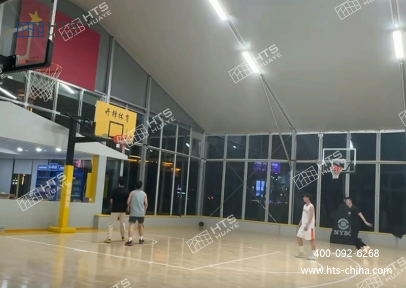 河南开封新增一座篮球馆篷房，，，，，打造运动新地标