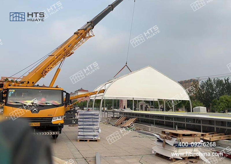 抖圈为du而生构筑科技:为高校打造专属桃子型游泳池篷房 抖圈为du而生构筑科技:为高校打造专属桃子型游泳池篷房