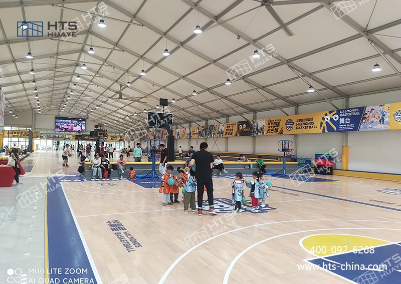 装配式篷房篮球馆齐全符合运动场馆建设行业新政策要求