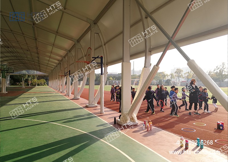 体育馆篷房可抢抓暑假空档，，，，，，，极速落成，，，，，，，开学即投用